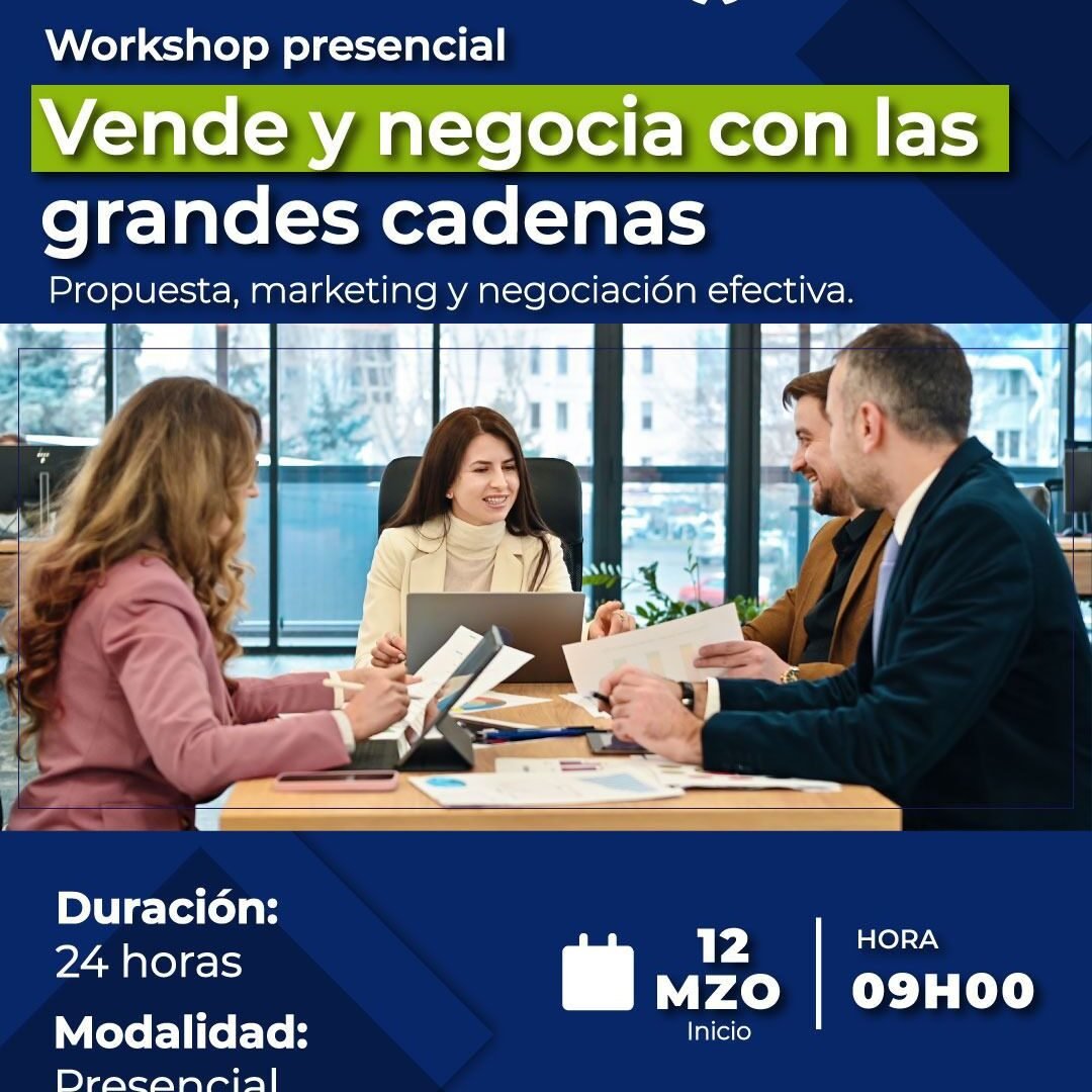 Workshop: Vende y negocia con las grandes cadenas