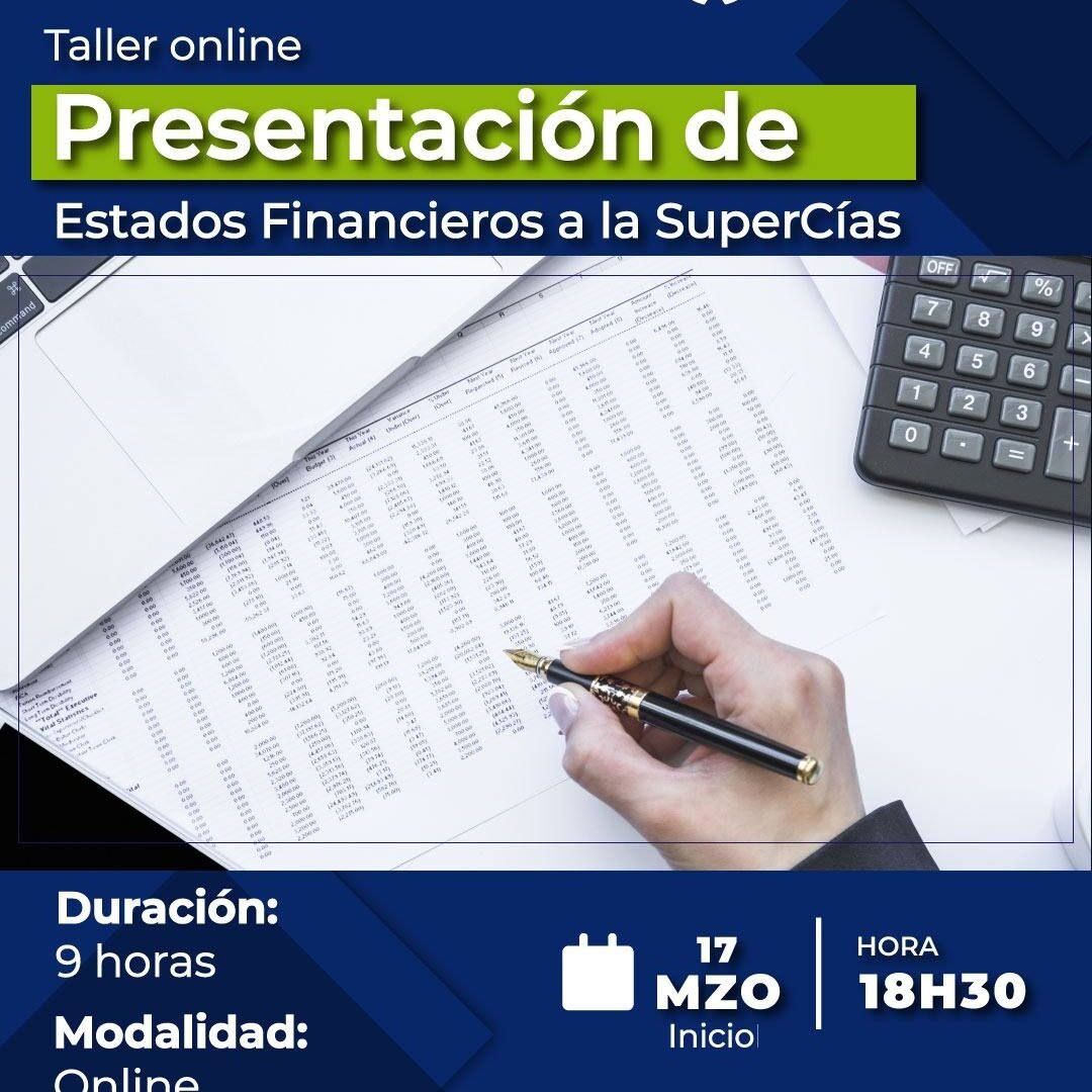 Taller Online: Presentación de Estados Financieros