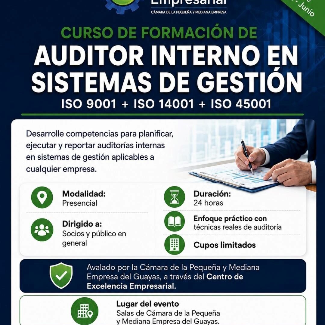 Formación de auditores internos en sistemas de gestión integrados